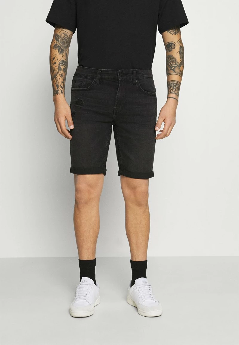 Only & Sons Herren ONSPLY LIFE NOOS Jeans Shorts - Schwarz Denim 1 Only & Sons Herren ONSPLY LIFE NOOS Jeans Shorts - Schwarz Denim