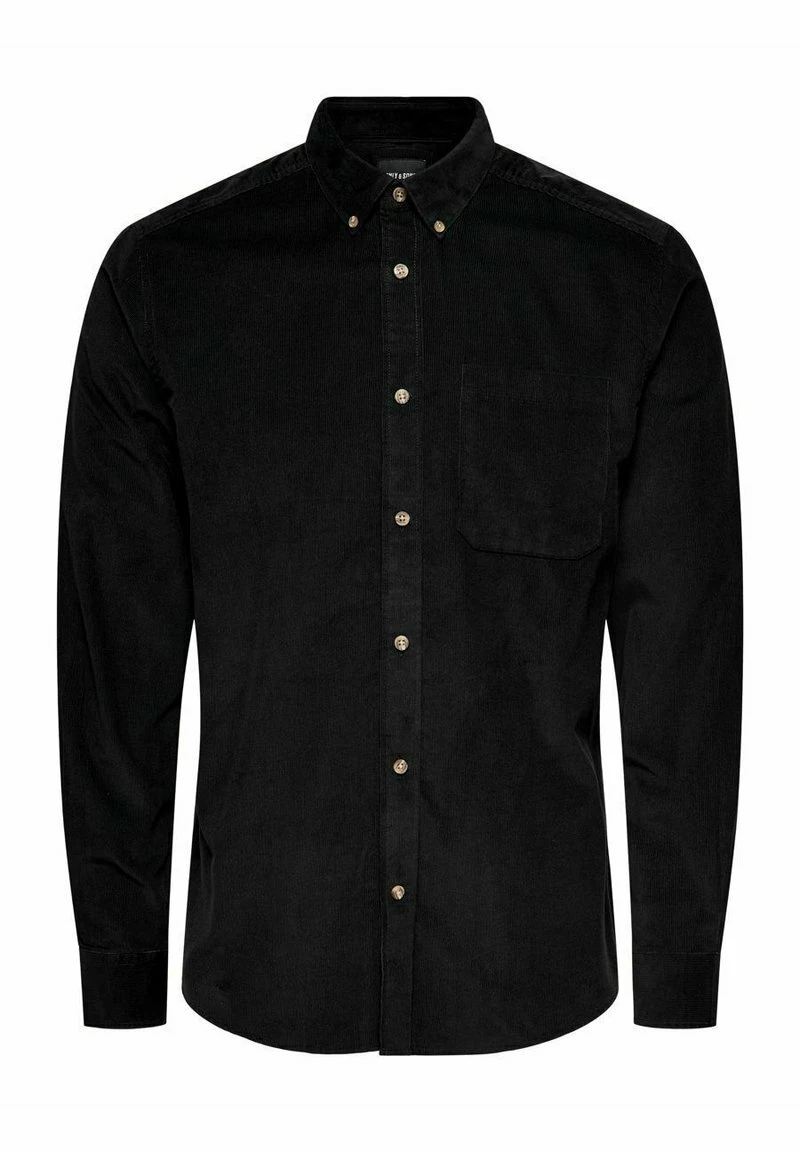 Only & Sons Hemd - Black | Herren Hemd für Freizeit & Business 7 Only & Sons Hemd - Black | Herren Hemd für Freizeit & Business – Bild 7