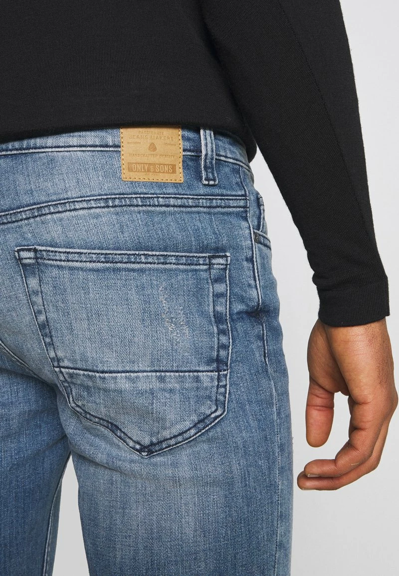 Only & Sons Herren ONSLOOM SLIM BLUE WASH - Jeans Slim Fit - Blue - Moderne Herrenjeans in zeitlosem Design 6 Only & Sons Herren ONSLOOM SLIM BLUE WASH - Jeans Slim Fit - Blue - Moderne Herrenjeans in zeitlosem Design – Bild 6