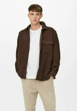 Only & Sons Herren Hemd - Chicory Coffee | Freizeithemd für stilvolle Herren