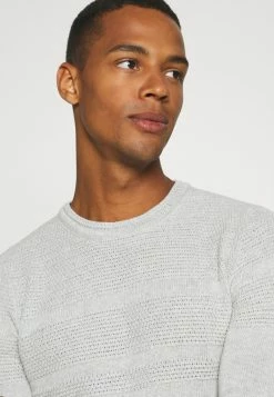 Only & Sons Herren ONSBACE CREW Strickpullover - Light Grey Melange - Modischer Herrenpullover -Only & Sons Geschäft 3f86212dc1d44af5b755570c8f17edf2