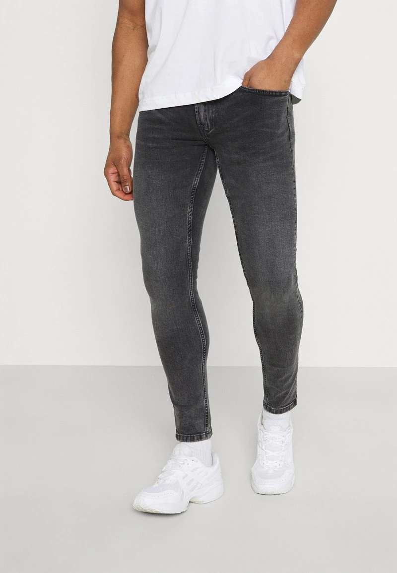 Only & Sons ONSWARP LIFE Skinny Fit Jeans - Grau Denim | Moderne Herrenjeans 1 Only & Sons ONSWARP LIFE Skinny Fit Jeans - Grau Denim | Moderne Herrenjeans