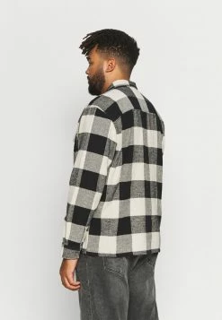 Only & Sons Herren ONSSCOTT LIFE CHECK OVERSHIRT - Leichte Jacke in Pelican -Only & Sons Geschäft 3fd9a97c863245b1885f67ffab7e9af1