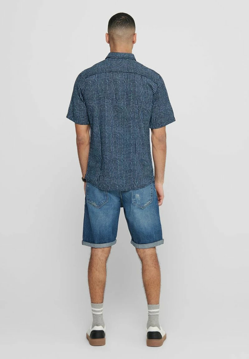 Only & Sons Herren Hemd - Aquatic | Freizeithemd aus Baumwolle | Moderner Schnitt 3 Only & Sons Herren Hemd - Aquatic | Freizeithemd aus Baumwolle | Moderner Schnitt – Bild 3