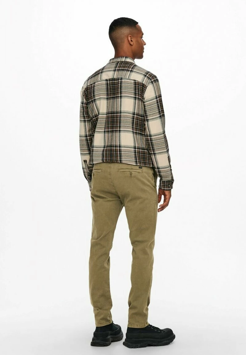 Only & Sons Herren ONSPETE Chino in Hellbraun - Moderne Hosen für jeden Anlass 3 Only & Sons Herren ONSPETE Chino in Hellbraun - Moderne Hosen für jeden Anlass – Bild 3