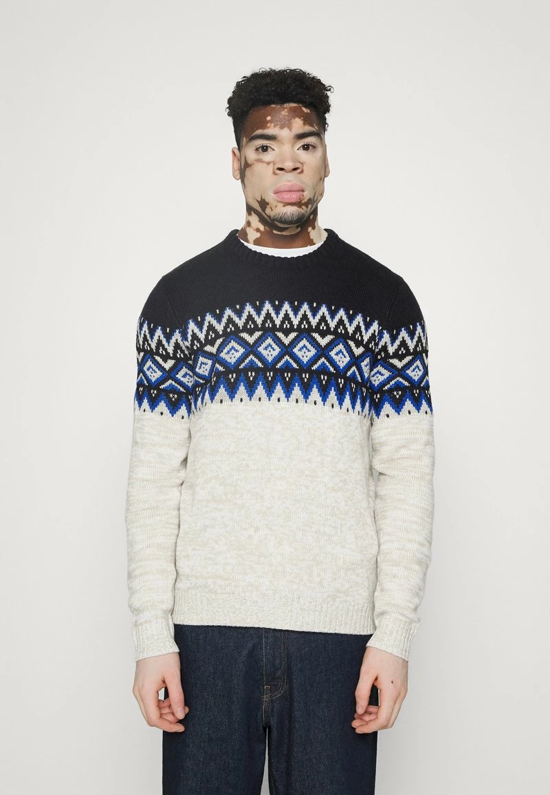 Only & Sons Herren ONSNEW LUDVIG CREW - Strickpullover Dark Navy - Moderner Herrenpullover 1 Only & Sons Herren ONSNEW LUDVIG CREW - Strickpullover Dark Navy - Moderner Herrenpullover