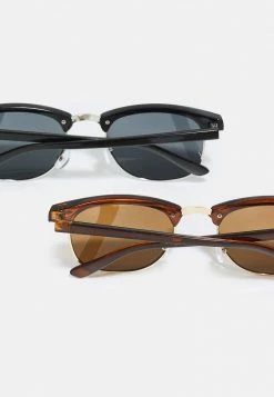 Only & Sons Unisex Sonnenbrille 2er Pack - Braun Stone/Club Schwarz -Only & Sons Geschäft 42c0869c9e354459a3a275dbdf20fb1a