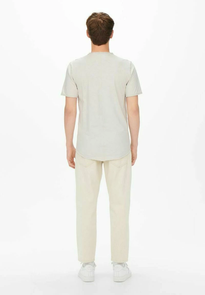 Only & Sons ONSBENNE - Basic T-Shirt für Herren - Glacier Gray 3 Only & Sons ONSBENNE - Basic T-Shirt für Herren - Glacier Gray – Bild 3