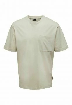 Only & Sons Herren T-Shirt Basic - Pelican | Modisches Basic-Shirt für jeden Anlass -Only & Sons Geschäft 4488abd3db5d47bea471a96aa06a57a2