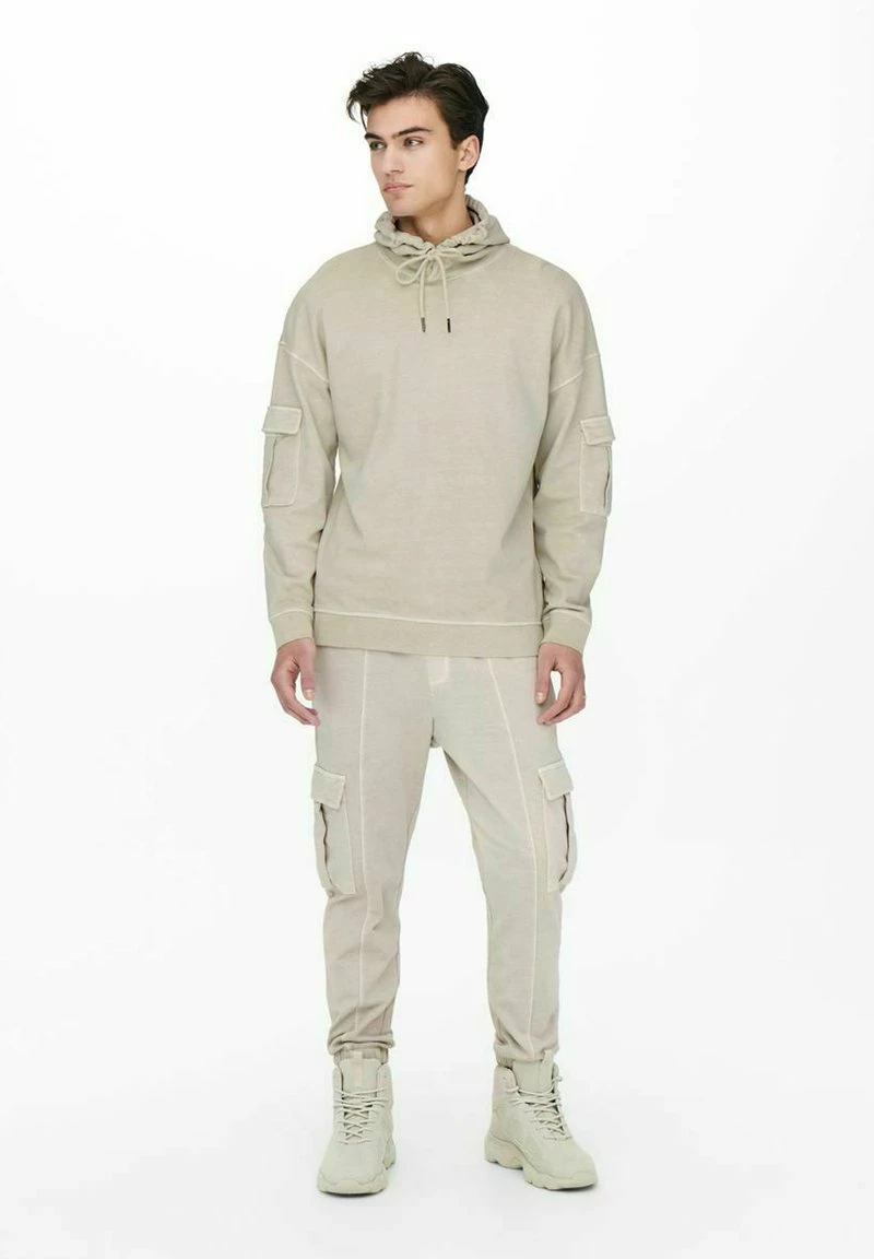 Only & Sons Herren Cargohose - Silver Lining | Moderne Cargohose für Herren | Bequem & Stilvoll 2 Only & Sons Herren Cargohose - Silver Lining | Moderne Cargohose für Herren | Bequem & Stilvoll – Bild 2