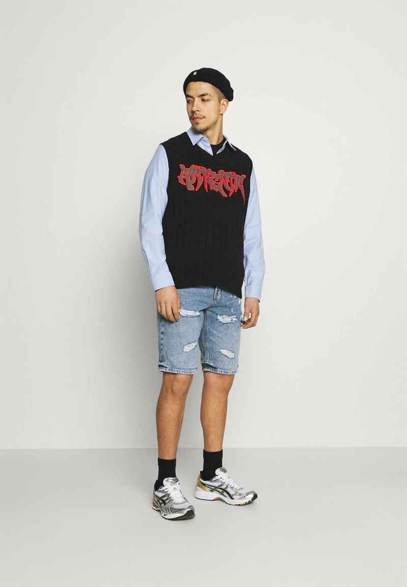 Only & Sons ONSAVI LIFE LOOSE DAMAGE - Herren Denim Shorts - Blau 2 Only & Sons ONSAVI LIFE LOOSE DAMAGE - Herren Denim Shorts - Blau – Bild 2