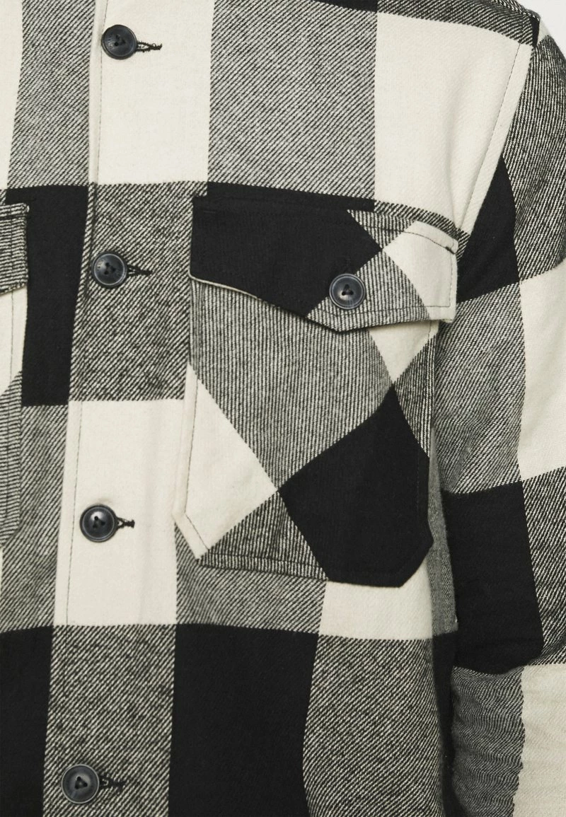 Only & Sons Herren ONSMILO LIFE CHECK - Hemd - Black | Freizeithemd für stilvolle Looks 5 Only & Sons Herren ONSMILO LIFE CHECK - Hemd - Black | Freizeithemd für stilvolle Looks – Bild 5