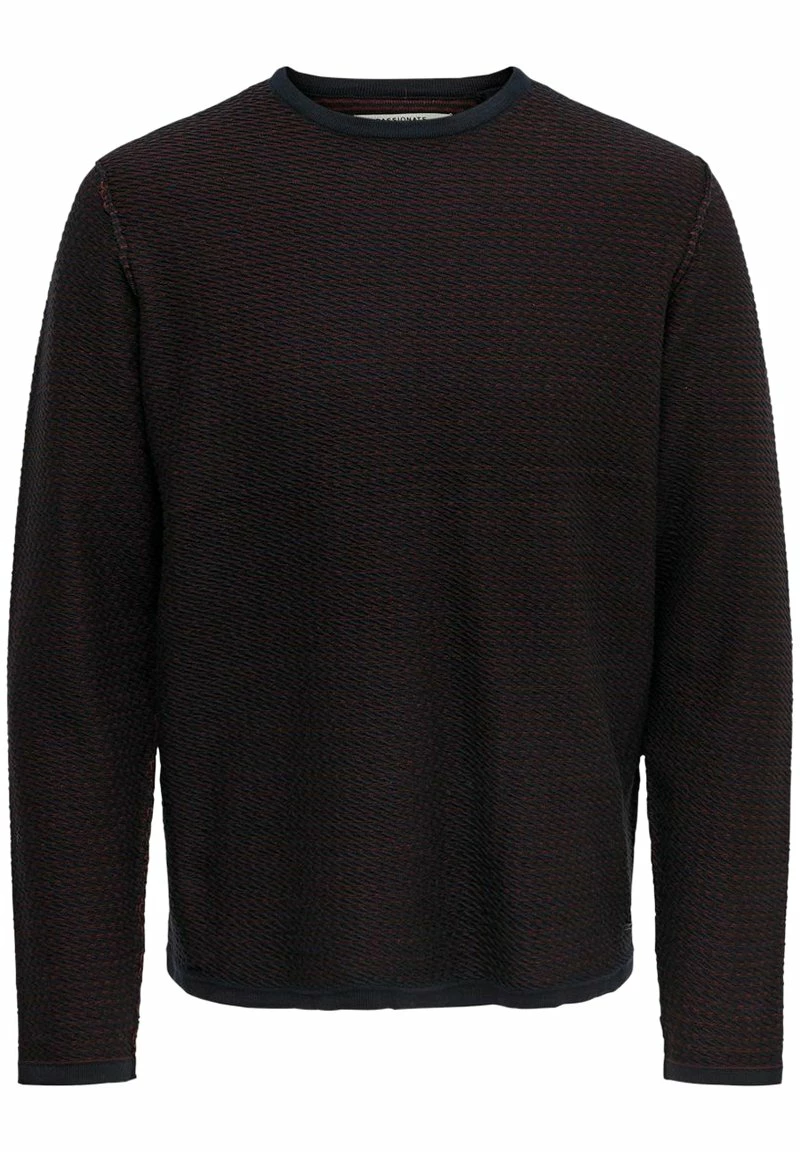 Only & Sons Herren Strickpullover - Rum Raisin | Bequemer & Stilisierter Pullover für Herren 1 Only & Sons Herren Strickpullover - Rum Raisin | Bequemer & Stilisierter Pullover für Herren