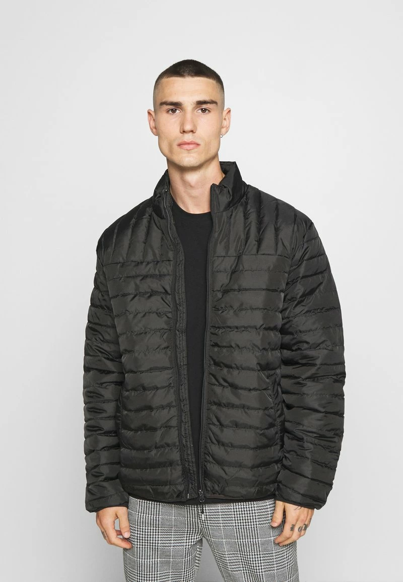 Only & Sons Herren ONSPAUL HIGHNECK JACKET - Übergangsjacke in Schwarz 1 Only & Sons Herren ONSPAUL HIGHNECK JACKET - Übergangsjacke in Schwarz