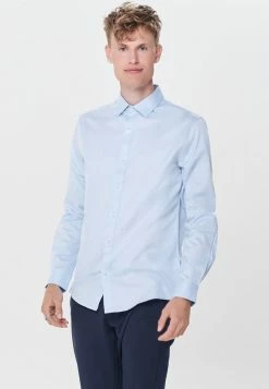 Only & Sons Herren Langarm Hemd Cashmere Blue | Freizeithemd aus Premium-Qualität