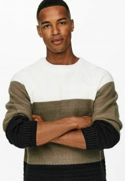 Only & Sons Strickpullover - Cloud Dancer | Herren | Modischer Pullover aus weichem Strick -Only & Sons Geschäft 4981536d353542c9aa648b99466f2eef