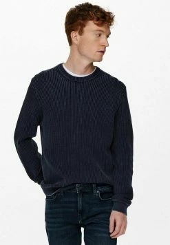 Only & Sons Strickpullover - Dunkelblau für Herren | Moderner & Bequemer Pullover -Only & Sons Geschäft 4983909774c145bb961f1196af68b9cb