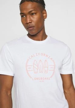 Only & Sons Herren ONSPINE LIFE TEE - Weißes T-Shirt mit Print - Modisches Basic -Only & Sons Geschäft 49880387664c43a388f9c64a30044c34