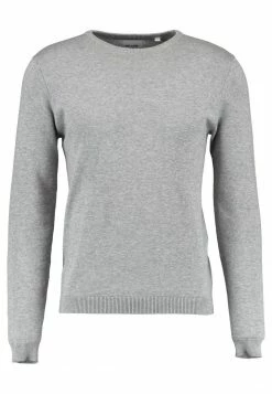 Only & Sons Herren ONSALEX CREW NECK Strickpullover - Medium Grey Melange - Hochwertiger Herbst/Winter Pullover 11 Only & Sons Herren ONSALEX CREW NECK Strickpullover - Medium Grey Melange - Hochwertiger Herbst/Winter Pullover -Only & Sons Geschäft 49f54c5a4fc746c8bd8c1be8d5ad73d3