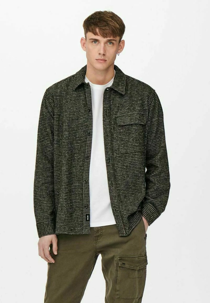 Only & Sons Hemd - Butterscotch | Herren Freizeithemd | Modisches Hemd für jeden Anlass 1 Only & Sons Hemd - Butterscotch | Herren Freizeithemd | Modisches Hemd für jeden Anlass