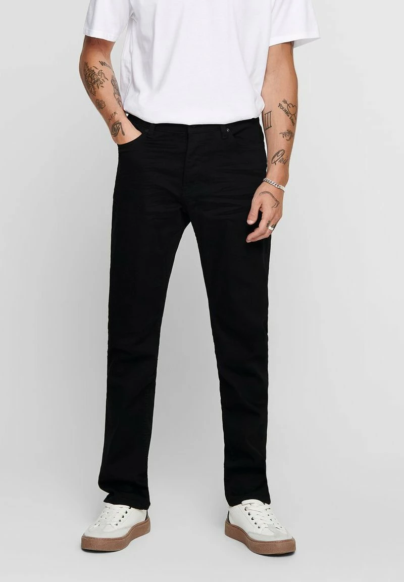 Only & Sons ONSWEFT - Skinny Fit Jeans Herren - Schwarze Denim 1 Only & Sons ONSWEFT - Skinny Fit Jeans Herren - Schwarze Denim