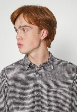 Only & Sons Herren ONSLARS LIFE HOUND TOOTH - Hemd - Pelican | Freizeithemd für stilbewusste Männer -Only & Sons Geschäft 4b9a7d85d0be459f875141f0dc889e7f