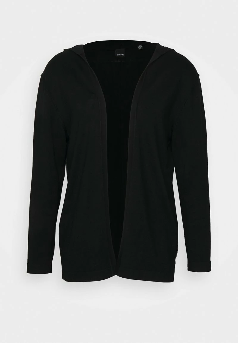 Only & Sons Herren ONSWYLER LIFE OPEN - Strickjacke - Schwarz 1 Only & Sons Herren ONSWYLER LIFE OPEN - Strickjacke - Schwarz