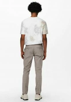 Only & Sons Herren ONSMARK TAP PANT - Chino in Chinchilla | Moderne Herrenhose -Only & Sons Geschäft 4d9a514354144d6bbc5bea4e00257d4a