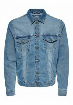 Only & Sons Herren Jeansjacke - Blue Denim | Modische Denimjacke für Männer