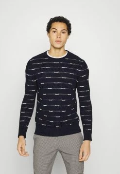 Only & Sons Herren ONSBRUCE LIFE STRIPE - Strickpullover - Dark Navy | Moderne Herrenmode