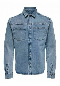 Only & Sons Langarmshirt - Blue Denim | Herren | Casual Style | Premium Qualität 9 Only & Sons Langarmshirt - Blue Denim | Herren | Casual Style | Premium Qualität -Only & Sons Geschäft 50827badc6104ca69262fb31e35afd75