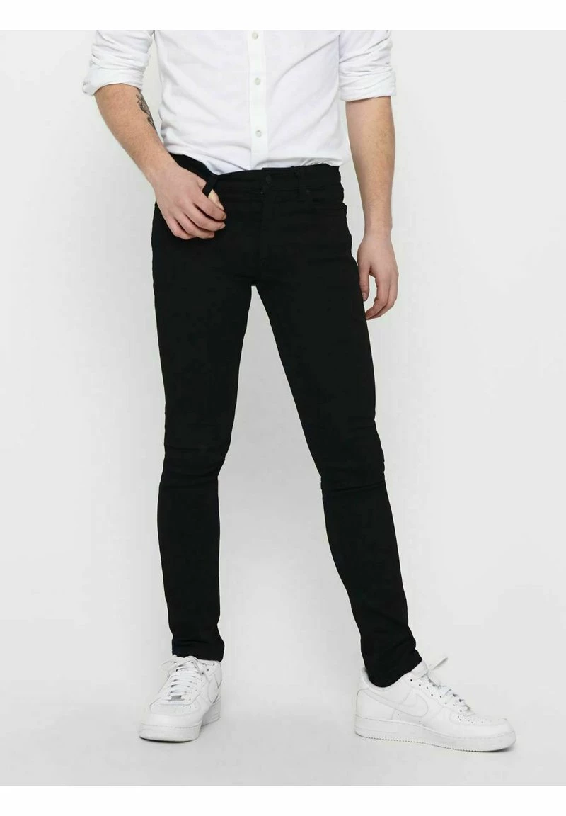 Only & Sons Herren ONSLOOM - Jeans Slim Fit in Schwarz | Hochwertige Slim-Fit-Jeans für Herren 1 Only & Sons Herren ONSLOOM - Jeans Slim Fit in Schwarz | Hochwertige Slim-Fit-Jeans für Herren