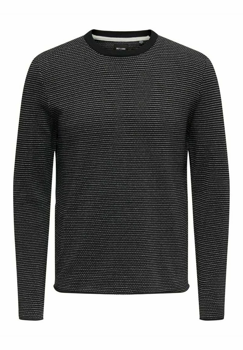 Only & Sons Herren ONSNIGUEL LIFE Crew Neck Strickpullover - Dark Navy 1 Only & Sons Herren ONSNIGUEL LIFE Crew Neck Strickpullover - Dark Navy