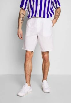 Only & Sons Herren ONSLOU Leinen-Mix Shorts GW 3000 - Helle Kurzarmhose in Weiß