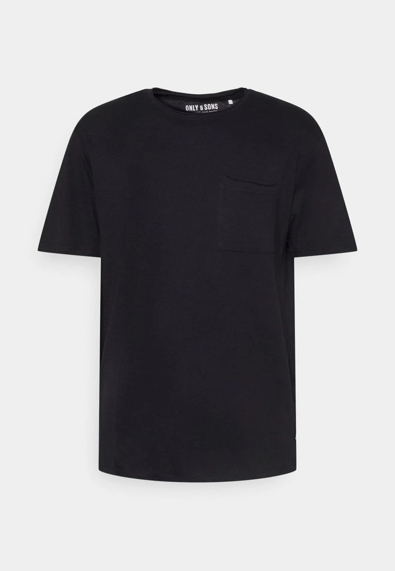 Only & Sons Herren ONSROY TEE - Basic T-Shirt in Schwarz 1 Only & Sons Herren ONSROY TEE - Basic T-Shirt in Schwarz
