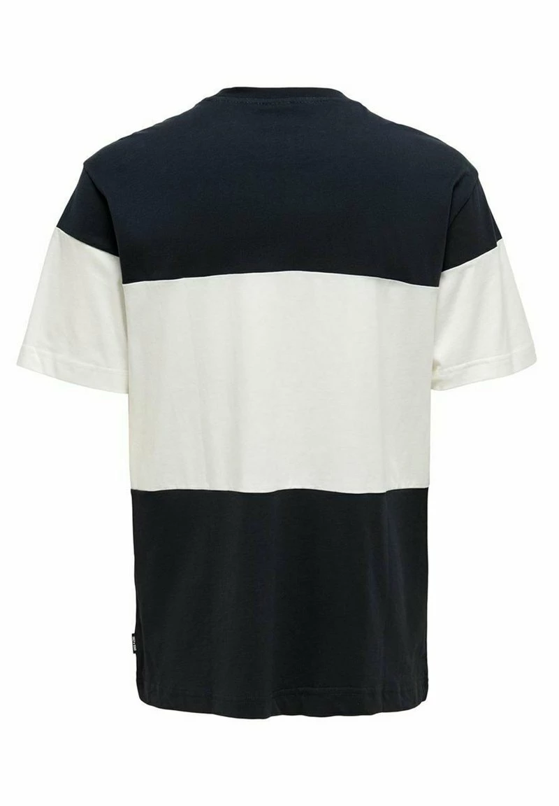 Only & Sons Herren T-Shirt Print - Dark Navy/weiß | Bequemes Baumwollshirt mit modernem Design 6 Only & Sons Herren T-Shirt Print - Dark Navy/weiß | Bequemes Baumwollshirt mit modernem Design – Bild 6