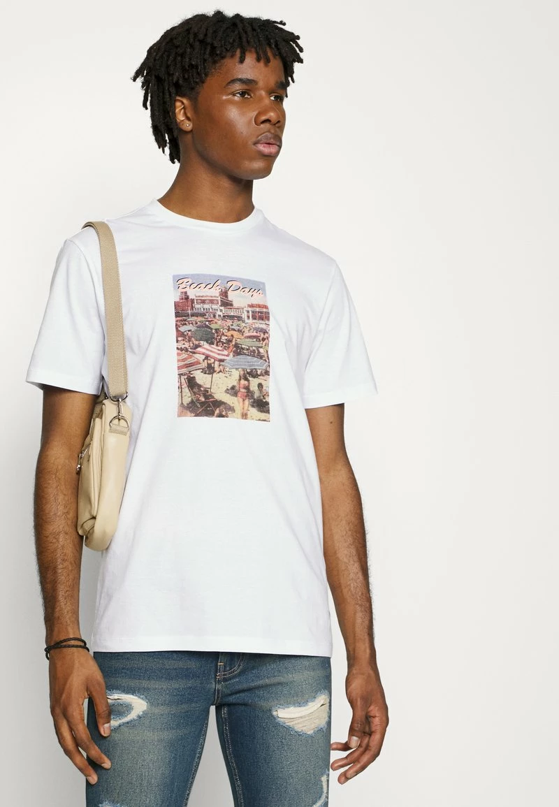 Only & Sons Herren ONSIB REG T-Shirt Print - Hellweiß 4 Only & Sons Herren ONSIB REG T-Shirt Print - Hellweiß – Bild 4