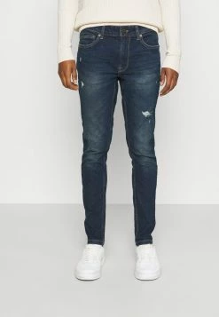 Only & Sons Herren ONSWARP LIFE DAMAGE - Slim Fit Jeans in Blue Denim