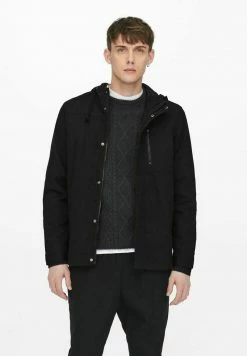Only & Sons Herren Leichte Jacke - Black | Leichte Herrenjacke für jeden Anlass