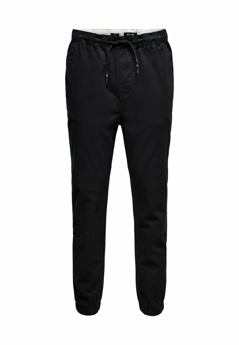 Only & Sons Herren Jogginghose Schwarz - Bequeme Freizeithose mit Elastikbund 6 Only & Sons Herren Jogginghose Schwarz - Bequeme Freizeithose mit Elastikbund – Bild 6