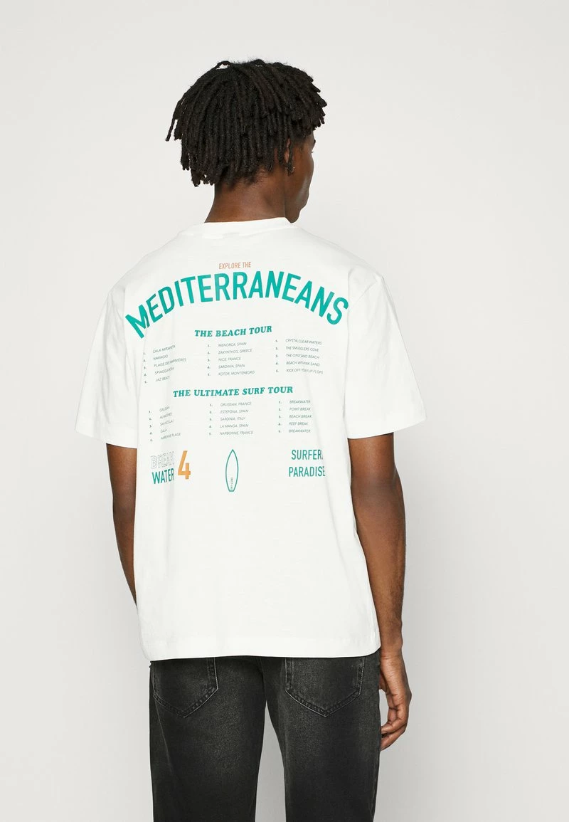 Only & Sons Herren ONSGERALD TEXT TEE - T-Shirt Print in Star White 3 Only & Sons Herren ONSGERALD TEXT TEE - T-Shirt Print in Star White – Bild 3