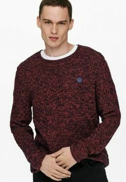 Only & Sons Herren Strickpullover - Red Ochre | Warm & Stilvoll -Only & Sons Geschäft 57e7685e4b0a4135af9d9d0381285b72