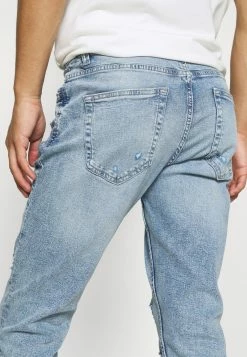 Only & Sons Herren ONSLOOM SLIM LIFE BLUEDESTROY - Slim Fit Jeans - Blauer Denim -Only & Sons Geschäft 58f79b5a37e744c09dfc49c7697aeb1c