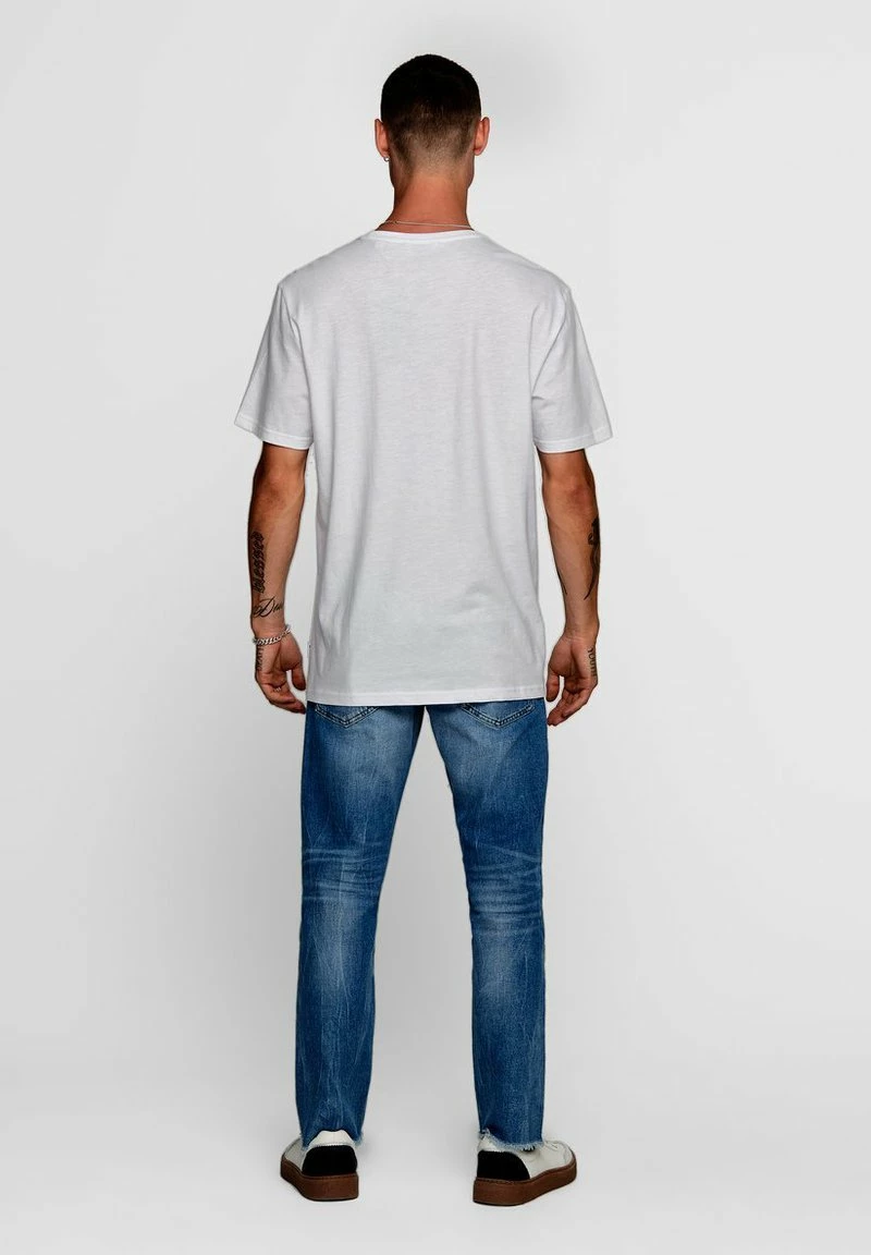 Only & Sons Herren T-Shirt Print - Bright White | Modisches Design | Hochwertige Qualität 3 Only & Sons Herren T-Shirt Print - Bright White | Modisches Design | Hochwertige Qualität – Bild 3