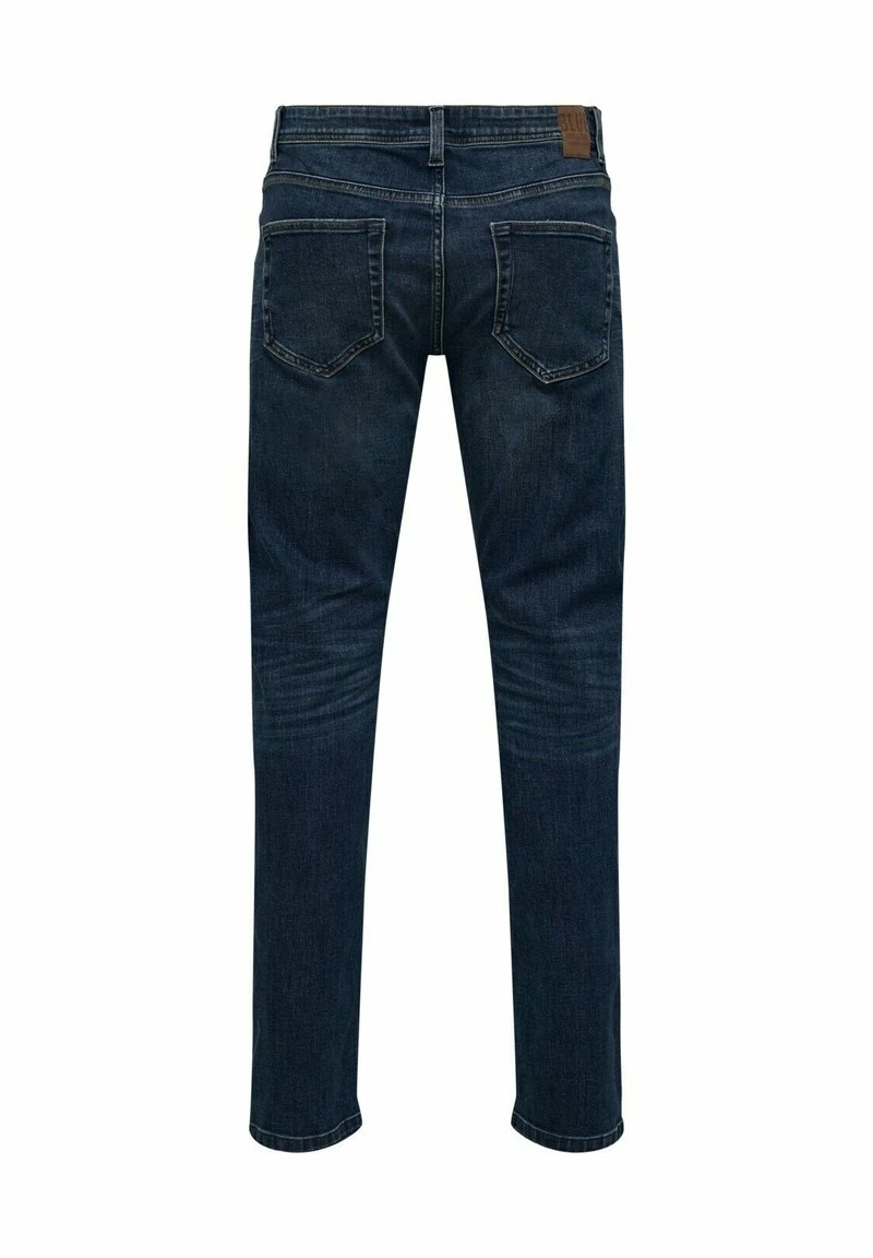 Only & Sons Herren Jeans Slim Fit REGULAR FIT STRAIGHT STRETCH ONSWEFT - Dunkelblau 2 Only & Sons Herren Jeans Slim Fit REGULAR FIT STRAIGHT STRETCH ONSWEFT - Dunkelblau – Bild 2