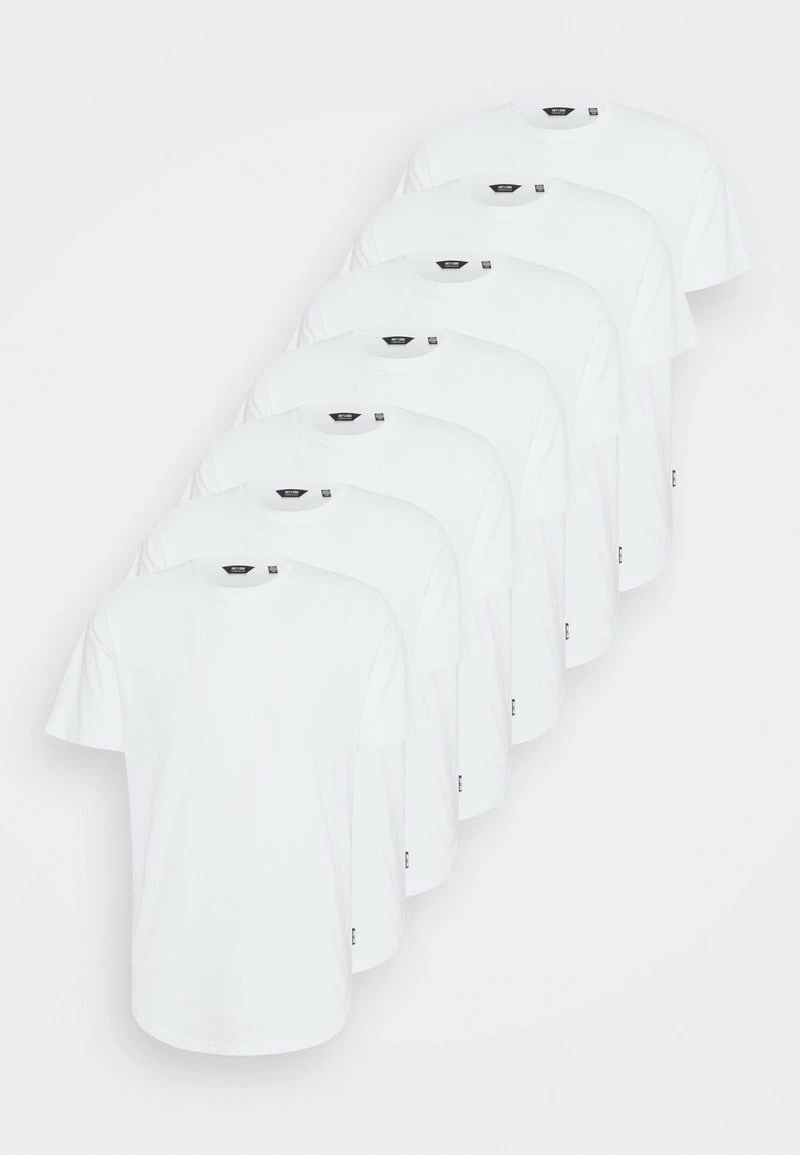 Only & Sons Herren ONSMATT LIFE LONGY TEE 7er Pack - Basic T-Shirts in Weiß 6 Only & Sons Herren ONSMATT LIFE LONGY TEE 7er Pack - Basic T-Shirts in Weiß – Bild 6