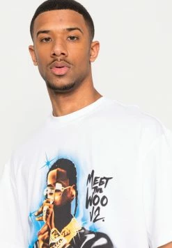 Only & Sons ONSPOPSMOKE TEE UNISEX - Weißes T-Shirt mit Print -Only & Sons Geschäft 5b01ec8768a945c395a235c9c0e86f28