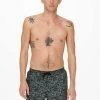 Only & Sons Herren Badeshorts - Schwarz | Mode & Stil | Bademode für Männer