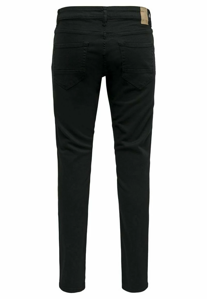 Only & Sons Herren ONSLOOM LIFE TWILL Jeans Slim Fit Schwarz 2 Only & Sons Herren ONSLOOM LIFE TWILL Jeans Slim Fit Schwarz – Bild 2
