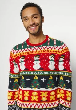 Only & Sons ONSX-MAS MULTI JAQUARD Strickpullover Pompeian Red für Herren -Only & Sons Geschäft 5c6e2a210a924aac83518c4bfa240df6